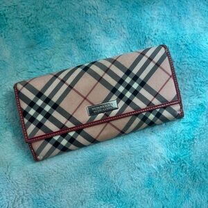 Burberry Nova Check Blue Label Long Wallet